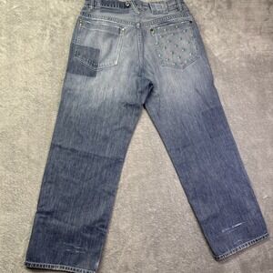 Vintage Y2K ENYCE Jeans Mens 34x30 Blue Skater Jeans‎ 90's Hip Hop Regular Fit
